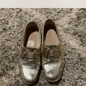 Casual Silver Loafers